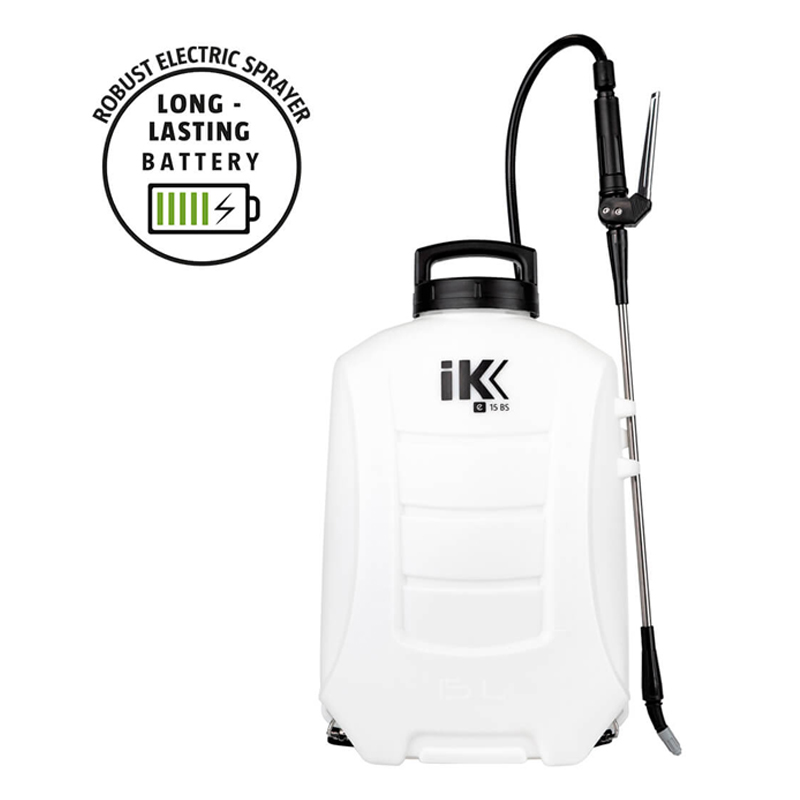 IK E15 Battery Powered Backpack Sprayer - 3 Gallon