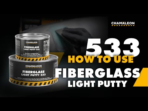 Chamäleon 533 Fiberglass Light Putty
