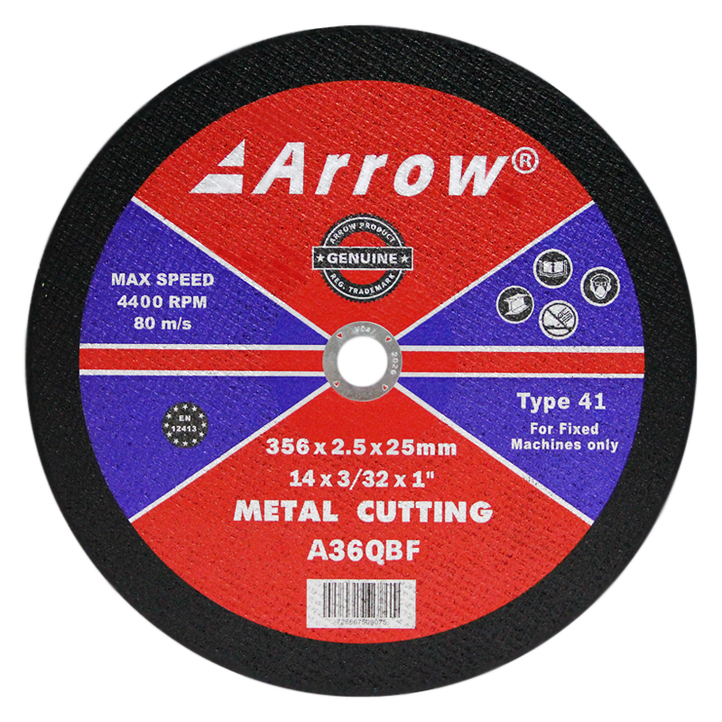 [A352525MTA2] Arrow®14'' Metal Cutting Disc 3/32'' x 1'' (356mm x 2.5mm)