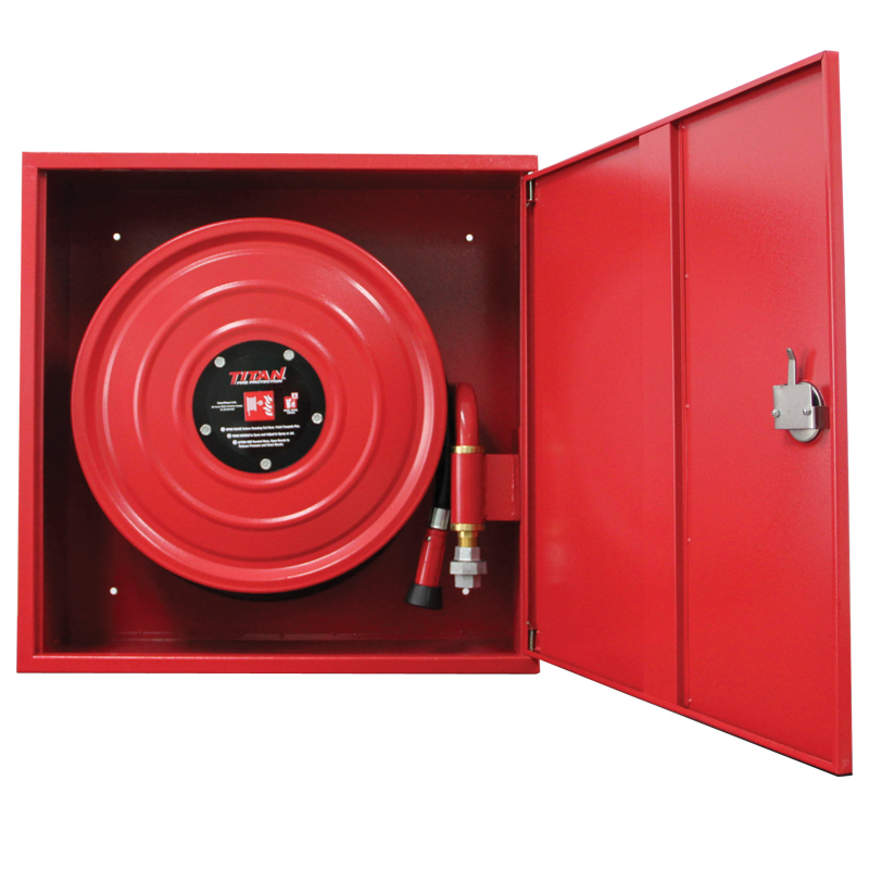 Fire Hose Reel / Cabinet Combo - 1'' x 100ft Swing Type