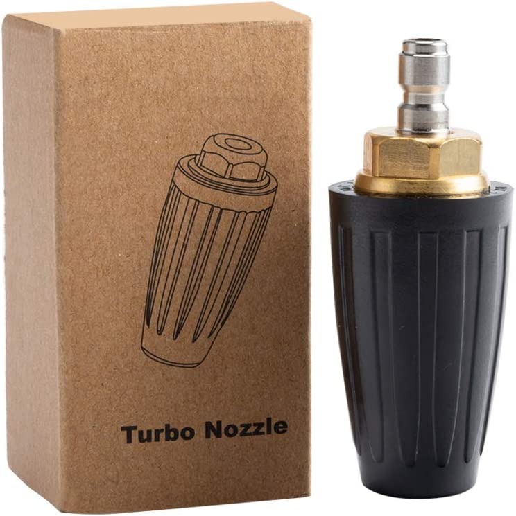 Pressure Washer Twist Turbo Rotating Nozzle 1/4" Quick Connect