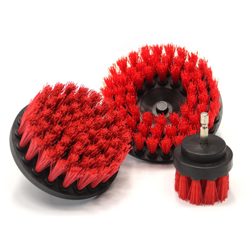 [7011100] MaxShine Drill Carpet Brush Combo - 2", 4", 5"