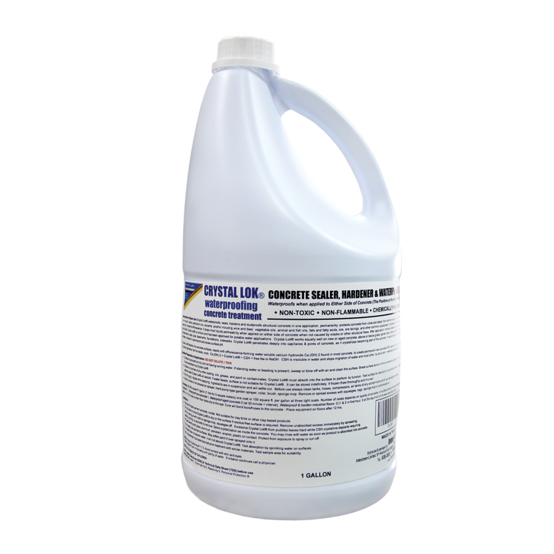 [CL-001] Crystal Lok Concrete Waterproofer (1 Gallon)
