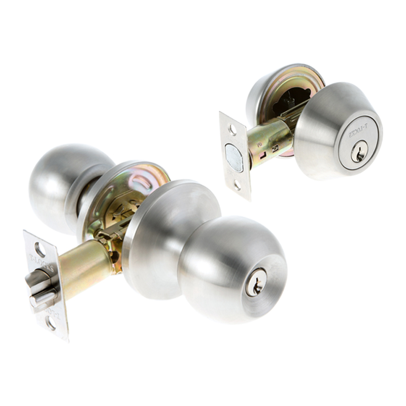 T-Locks Combo Set-Double Cylinder-Deadbolt/Knob Set