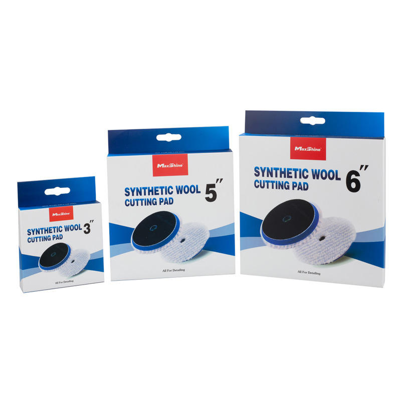 [2052150BW] MaxShine Synthetic Wool Cutting Pad (6")