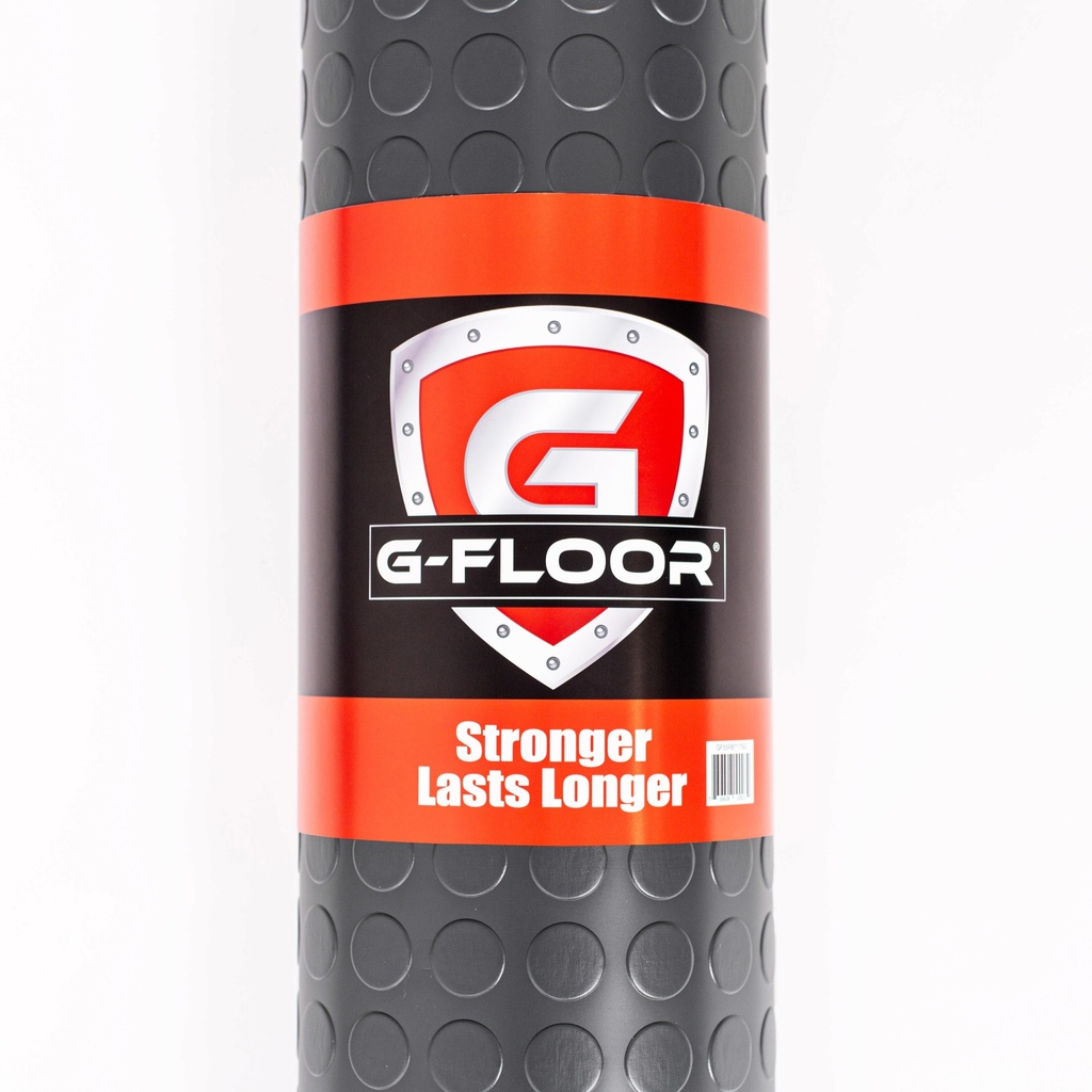 [GF75CN1024 SG / FT] G-Floor Coin Pattern - Slate Grey (10ft Wide x 1ft)