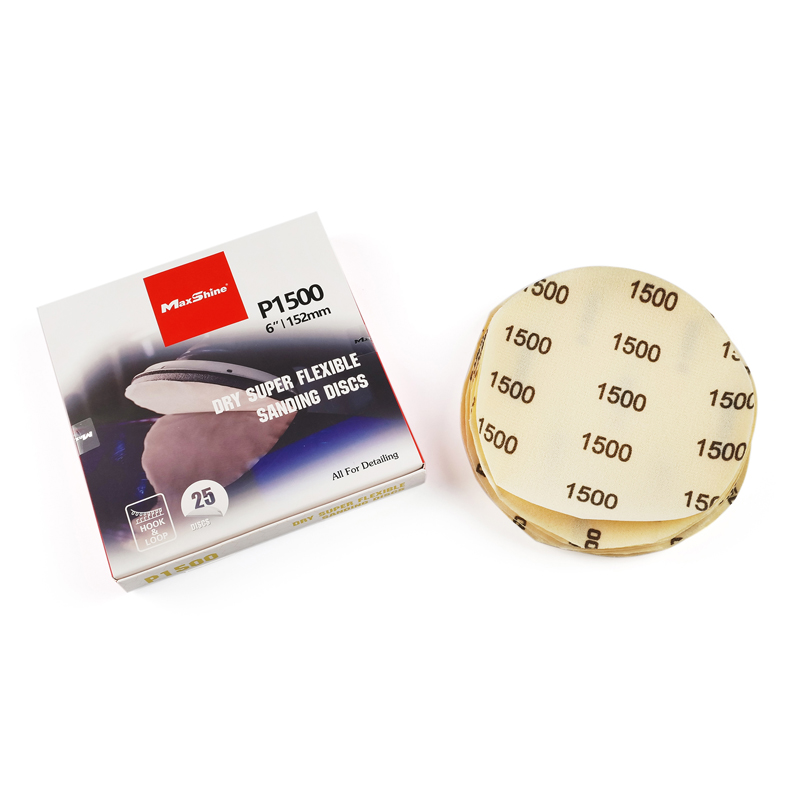 [7571500] MaxShine 6" Sanding Discs 1500 Grit