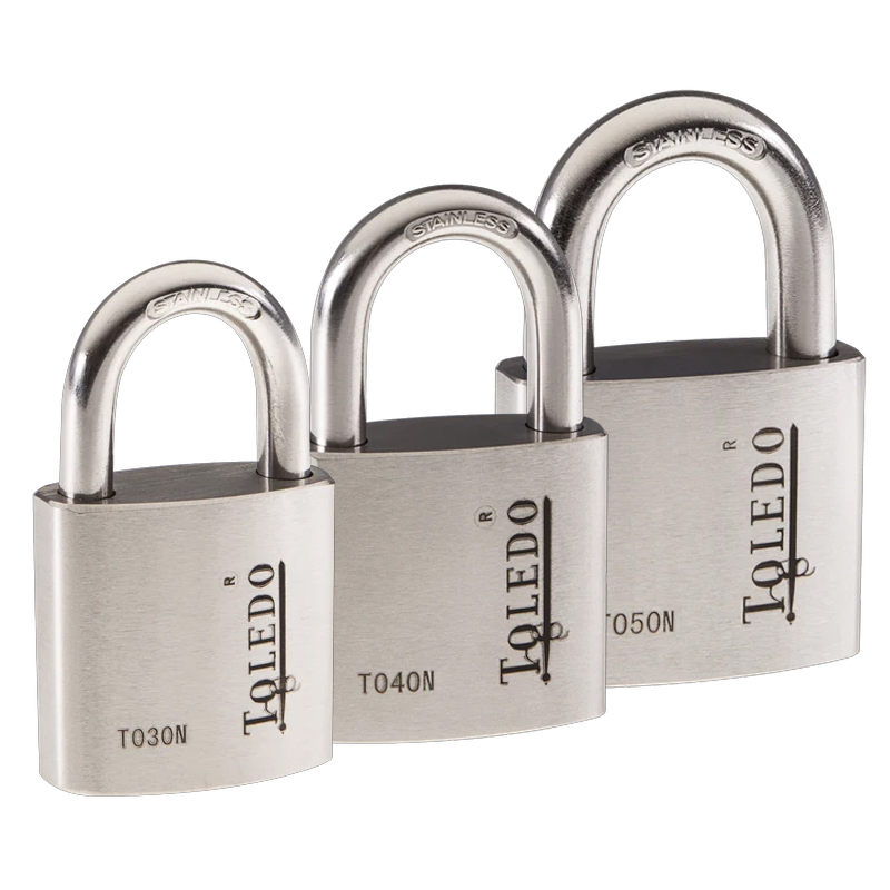 Toledo Stainless Steel Padlocks-Nautical