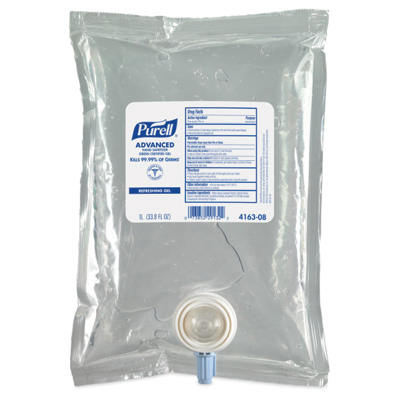 [4163-08] PURELL® Advanced Hand Sanitizer Gel-1000ml Refill