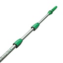 UNGER Opti-Loc Ext. Pole-20 ft, 3-Sections-Green/Silver