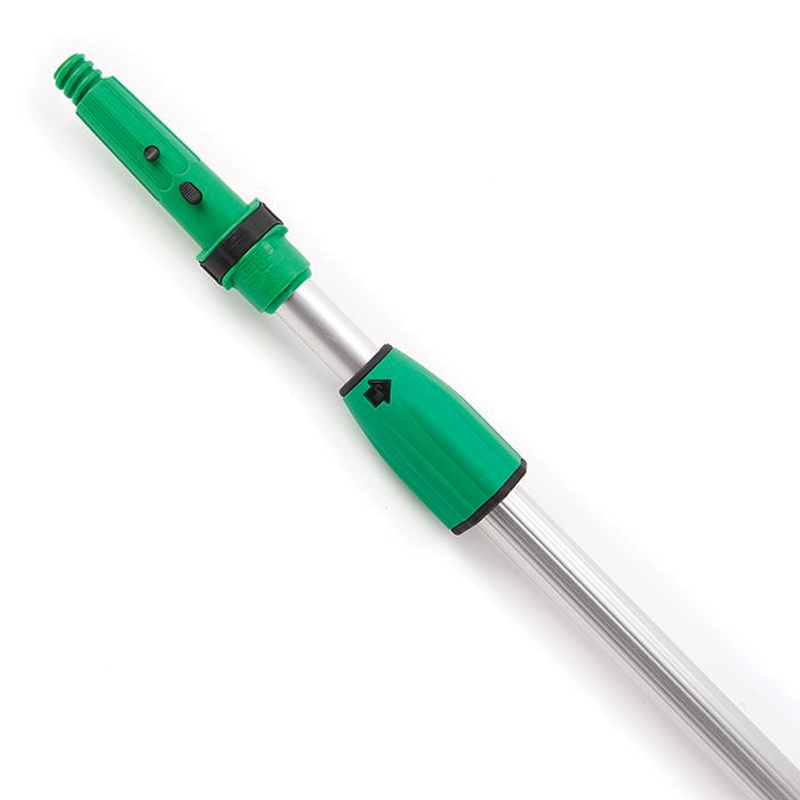 UNGER Opti-Loc Ext. Pole-20 ft, 3-Sections-Green/Silver