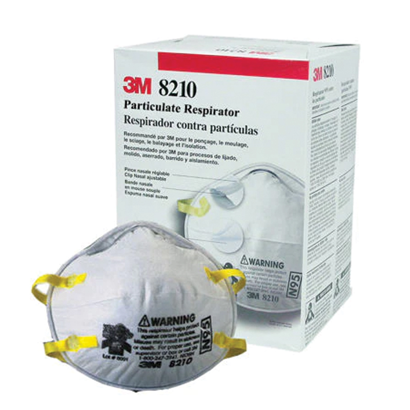 3M 8210 N95 Disposable Face Mask - 20/Box