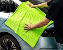 MaxShine Green Duo Twisted Loop Drying Towel - 29" x 29" (1600GSM)