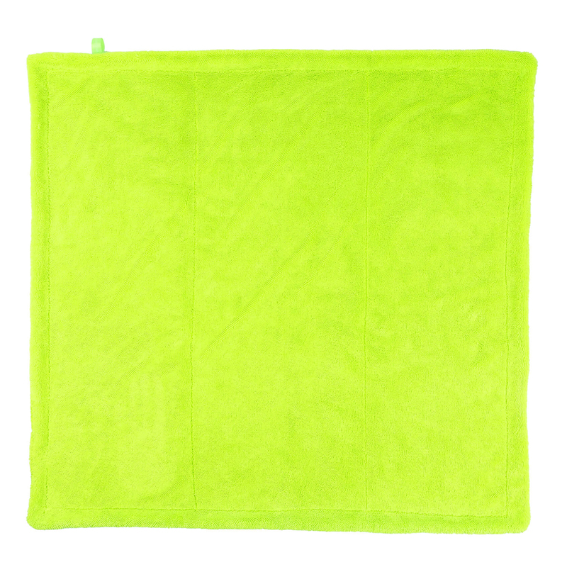 MaxShine Green Duo Twisted Loop Drying Towel - 29" x 29" (1600GSM)