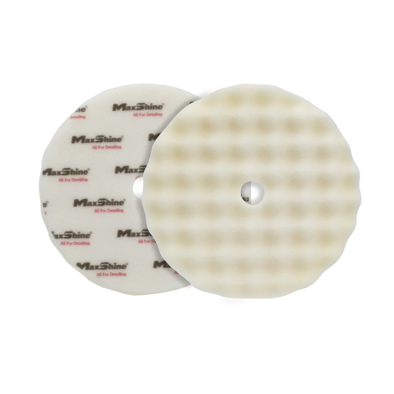 MaxShine 7″ Wave Foam White Finishing Pad