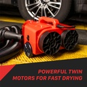 MaxShine Twins Motor Touchless Car Dryer V2 with Remote Control