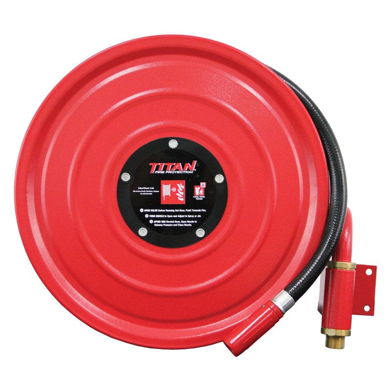 Fire Hose Reel - 1'' x 100ft Swing Type