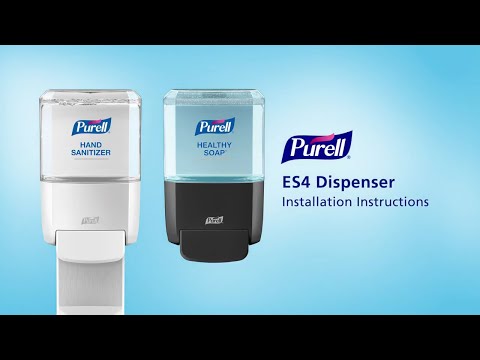 PURELL® ES4 Push-Style Soap Dispenser, White, for 1200 mL PURELL ES4 Soap Refills