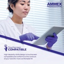 AMMEX® Indigo Nitrile Powder Free Exam Gloves (100/Box)
