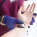 AMMEX® Indigo Nitrile Powder Free Exam Gloves (100/Box)