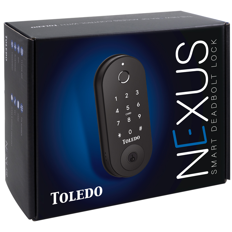 Toledo Nexus Smart Deadbolt-Single Cylinder (Rounded)