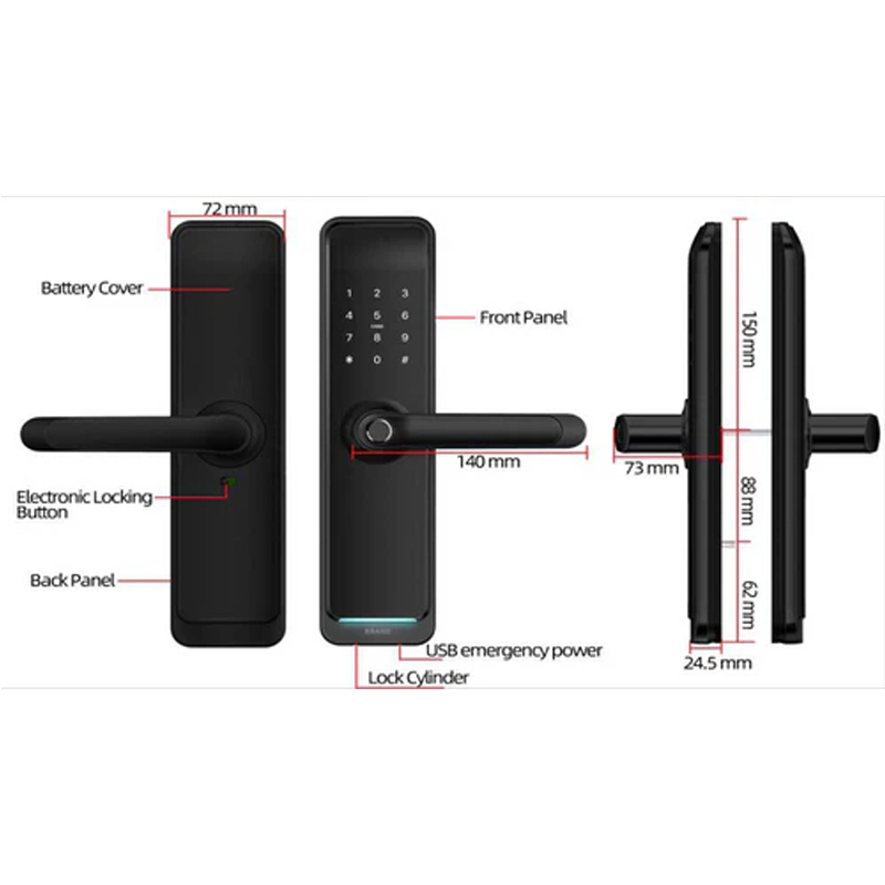 Toledo Nexus Smart Mortise Lock Lever Set