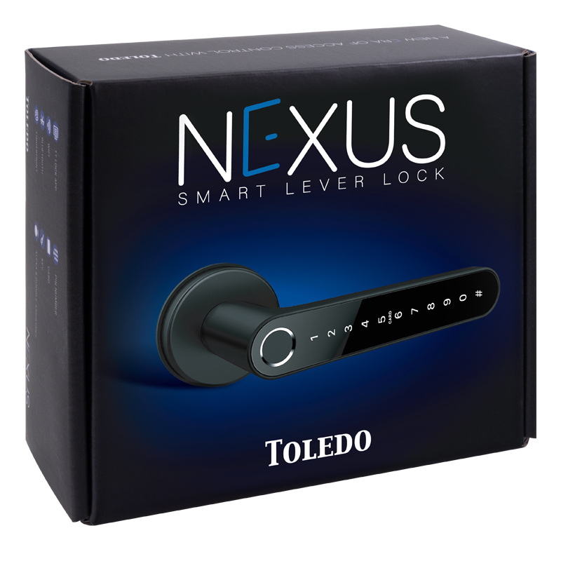 Toledo Nexus Smart Lever Set-Single Cylinder