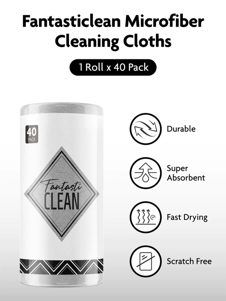 FantastiCLEAN - Tear-Away Microfiber Towels