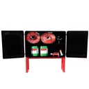 TITAN Fiberglass Storage Cabinet with Built-In 30" Fiberglass Legs - 58" W x 38" H x 15" D