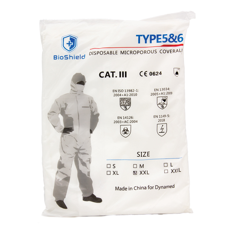 Bioshield Disposable Microporous Coverall