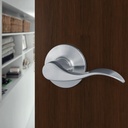 Toledo Jaen Single Cylinder Door Lock - Satin Nickel Plated