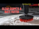 MaxShine Drill Carpet Brush Combo - 2", 4", 5"
