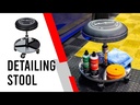 MaxShine Premium Detailing Stool with Tool Tray