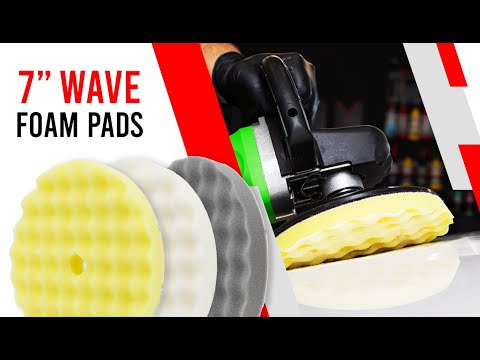 MaxShine 7″ Wave Foam Grey Cutting Pad