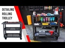 MaxShine Premium Steel Detailing Rolling Trolley