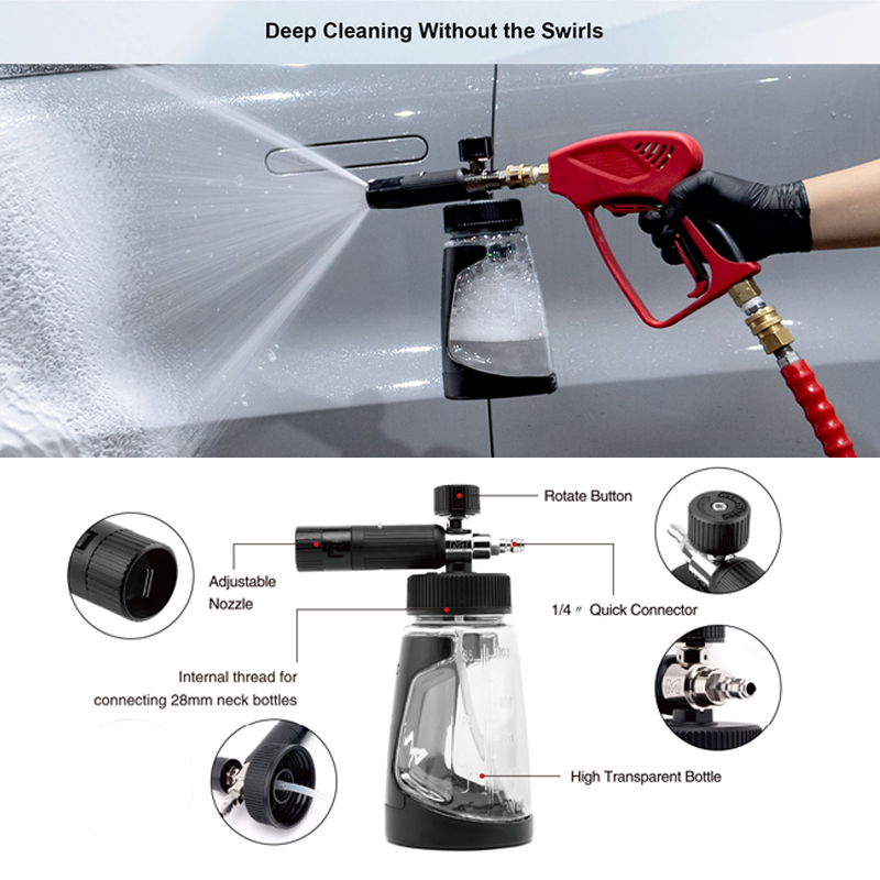 MaxShine Snow Master Foam Cannon V2 Black