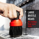 MaxShine Curved Grip XL Detailing Brush – Mixed Bristle