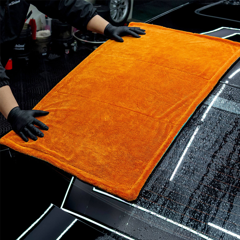 MaxShine Twisted Loop & Waffle Drying Towel - 24" x 36" (600GSM/380GSM)