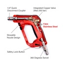MaxShine High Pressure Washer PRO Swivel Gun - 5000PSI