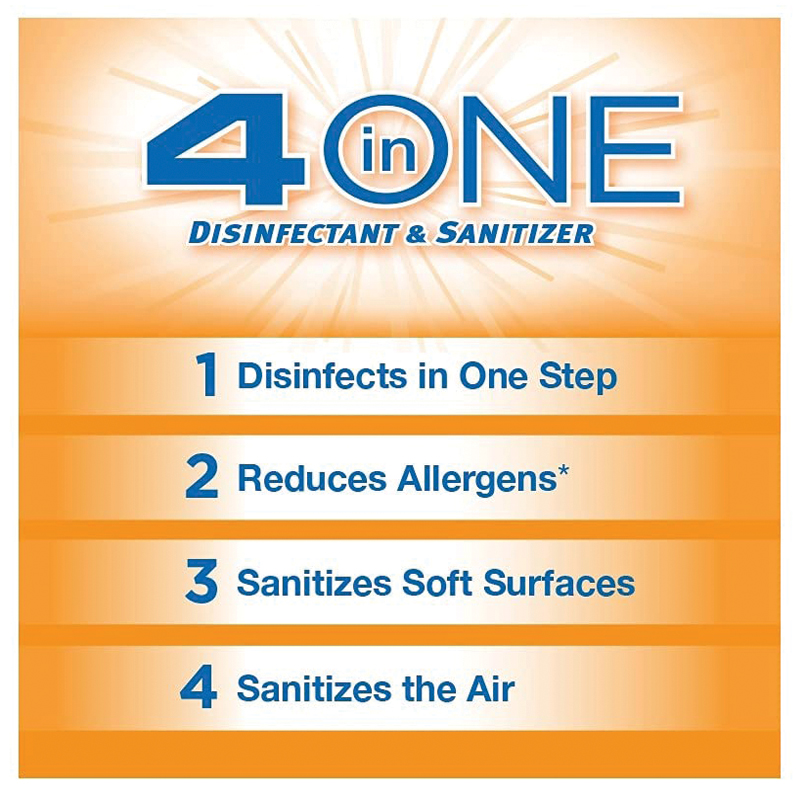 Clorox 4 in One Disinfectant & Sanitizer -14oz Aerosol
