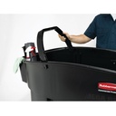 Rubbermaid® Commercial Mega BRUTE Mobile Container-120 gal-Black