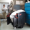 Rubbermaid® Commercial Mega BRUTE Mobile Container-120 gal-Black