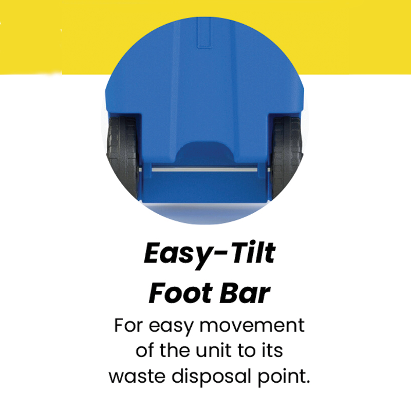Rhino Wheelie Garbage Bin - 65 Gallon