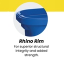 Rhino Wheelie Garbage Bin - 95 Gallon