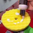 MaxShine 7″ Wave Foam Yellow Polishing Pad