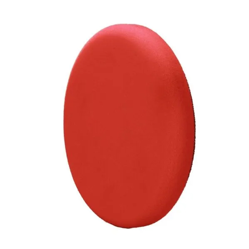 MaxShine Red Flat Foam Finishing Pad 6"