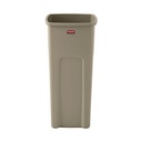 Rubbermaid Untouchable 23 Gal. Square Beige