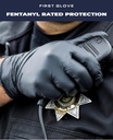 FIRST GLOVE Black Volt 6 Mil Nitrile Gloves
