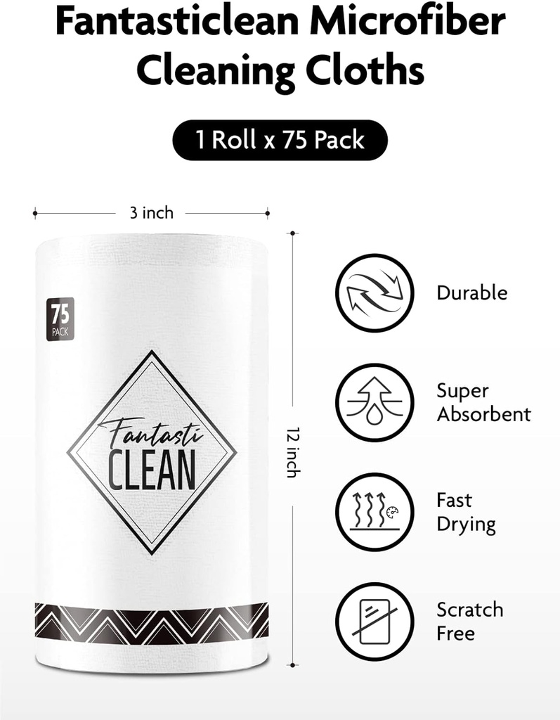 FantastiCLEAN - Tear-Away Microfiber Towels