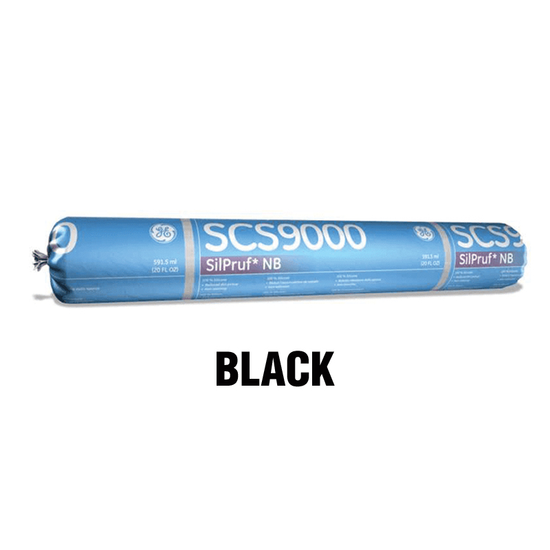 GE SilPruf NB Silicone Sealant, Black 20oz